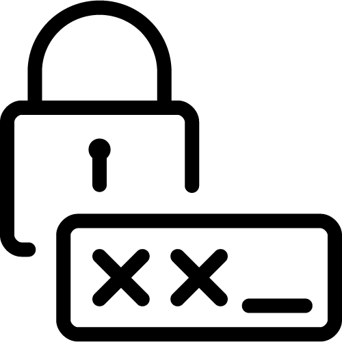 lock and password icon