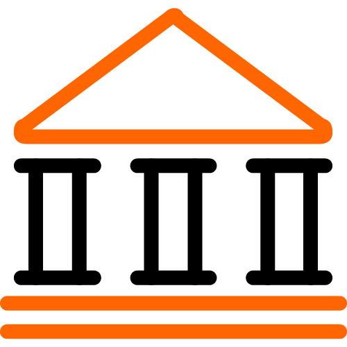 pictogram bankgebouw
