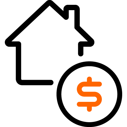 house with money icon