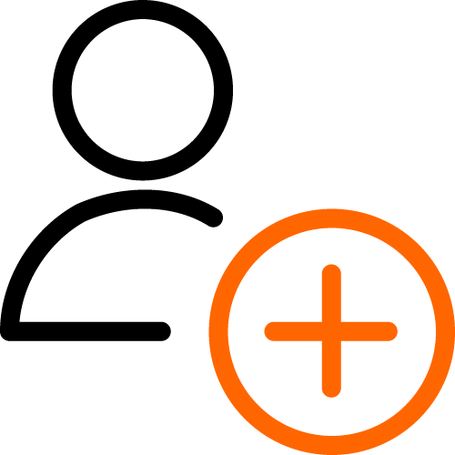 person plus sign icon