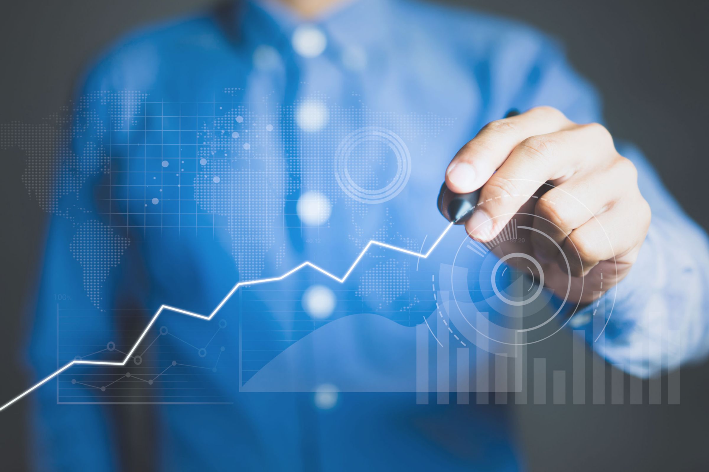 abstract digital map