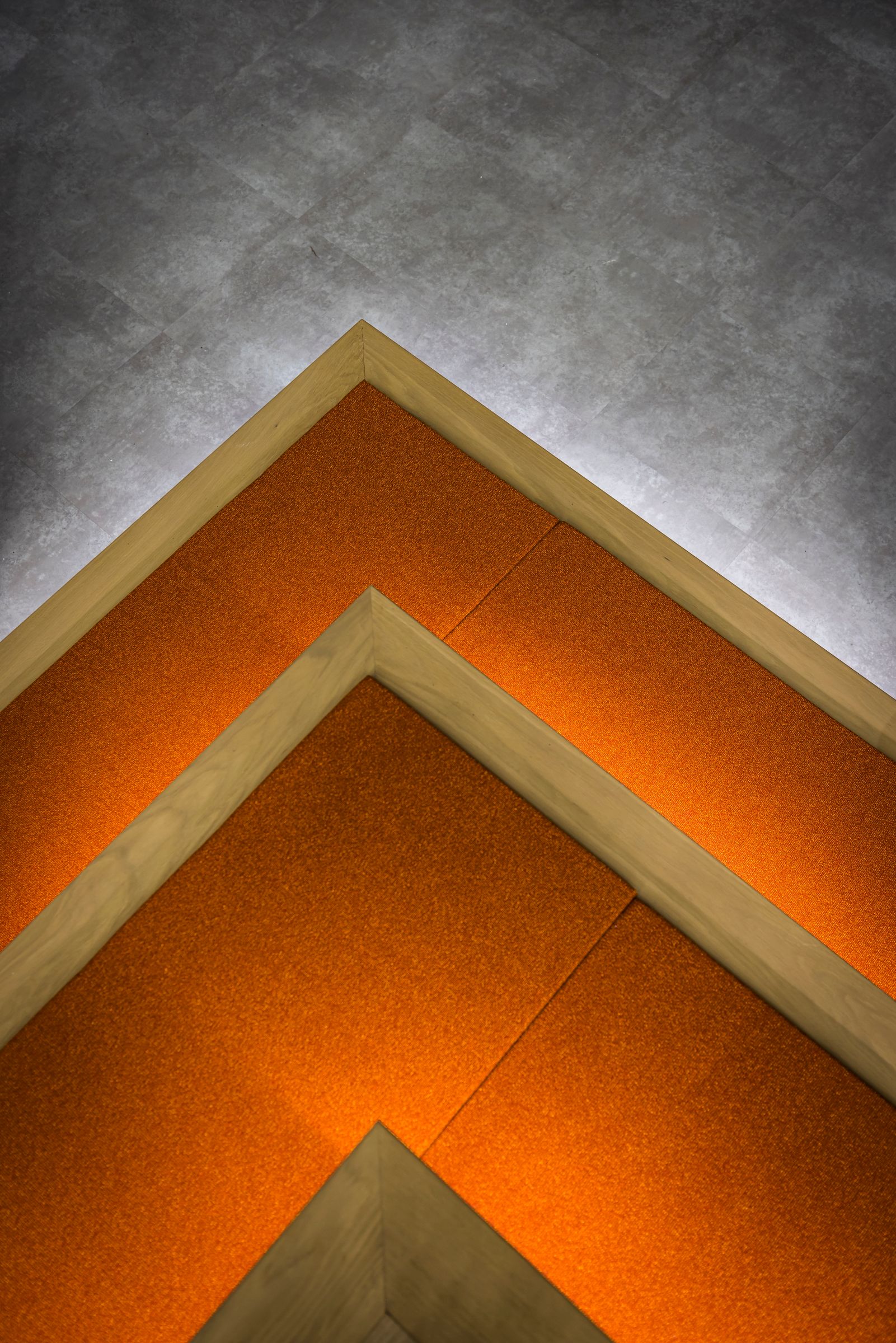 Abstract orange design decorative