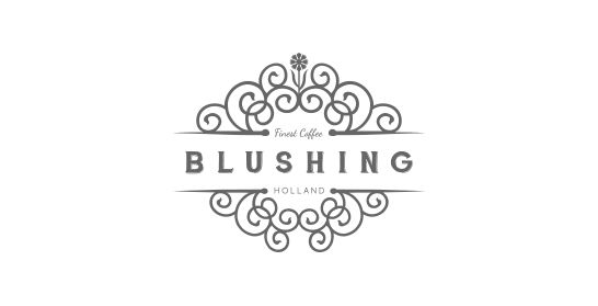 blushing logo