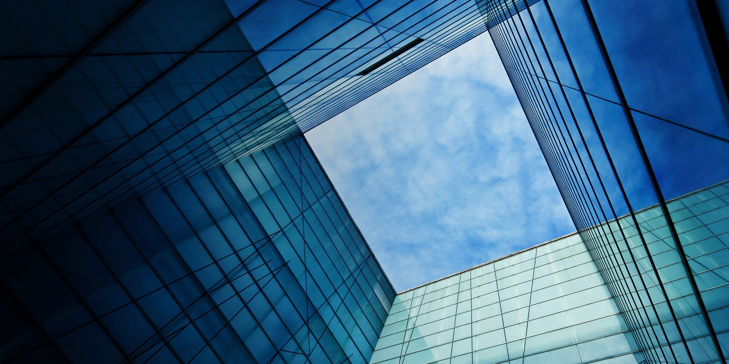 view of buildings looking up to sky