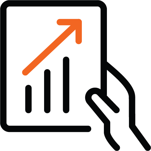 upward trend icon