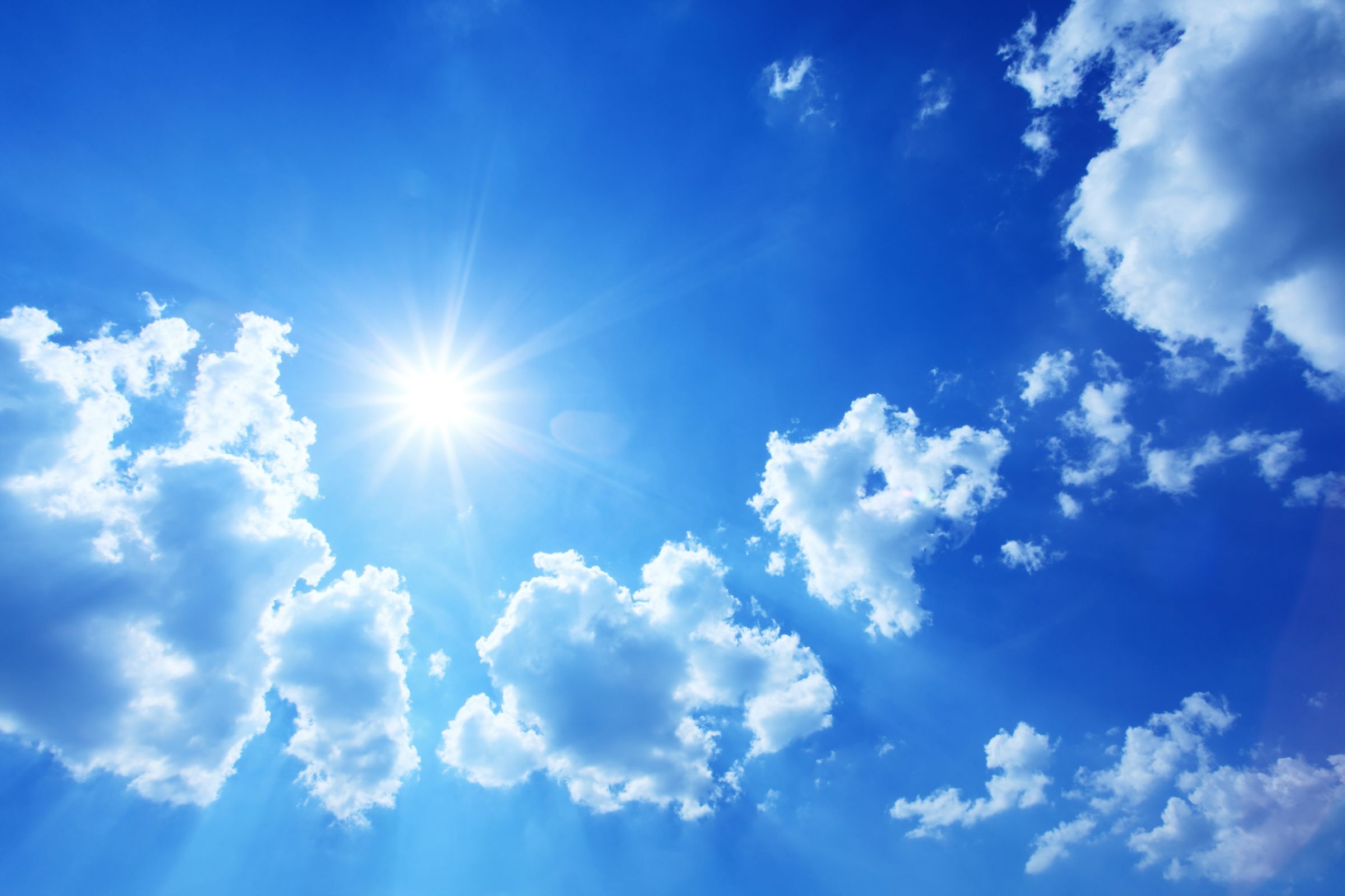 clear blue sky