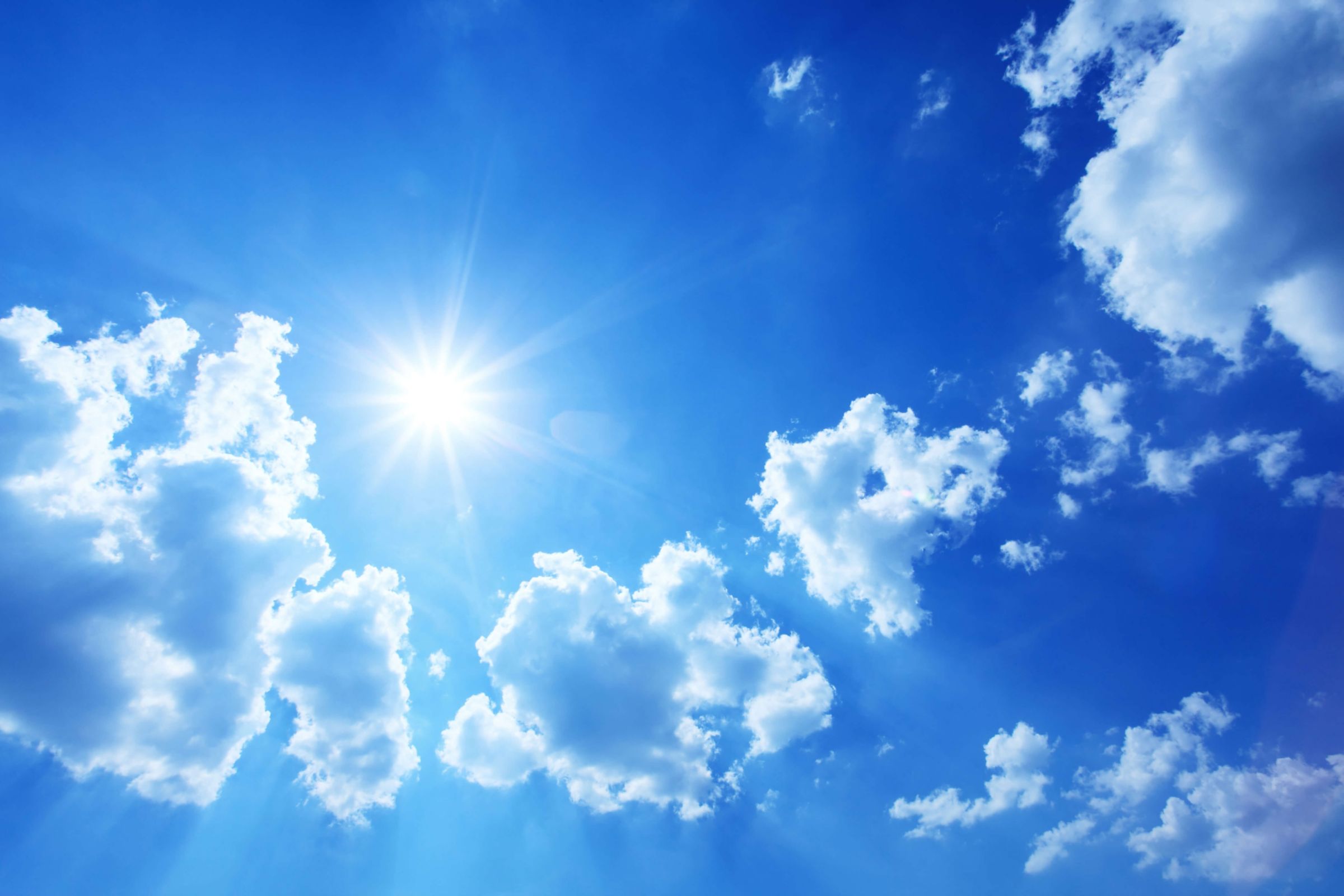clear blue sky