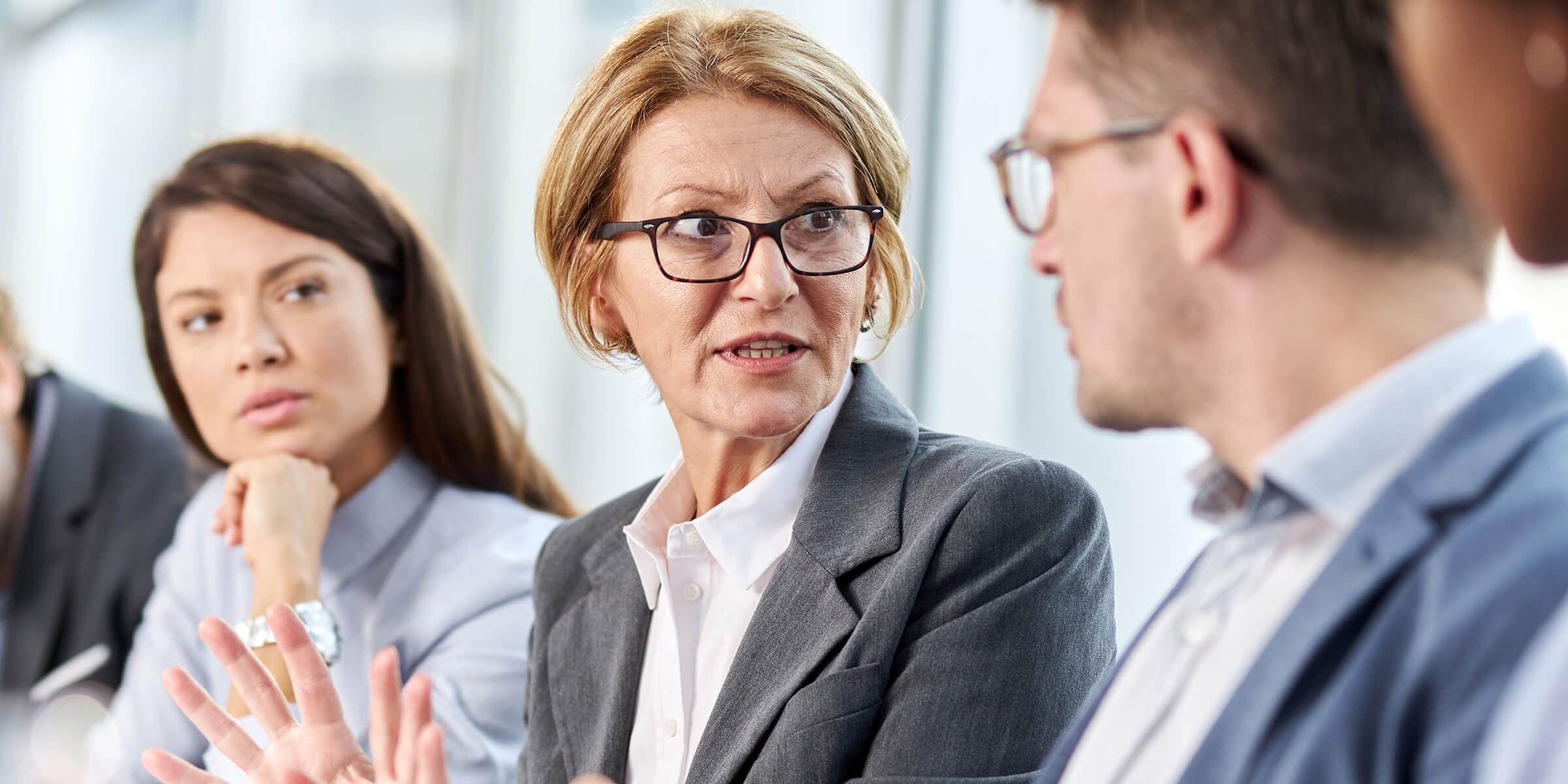 business people in a meeting