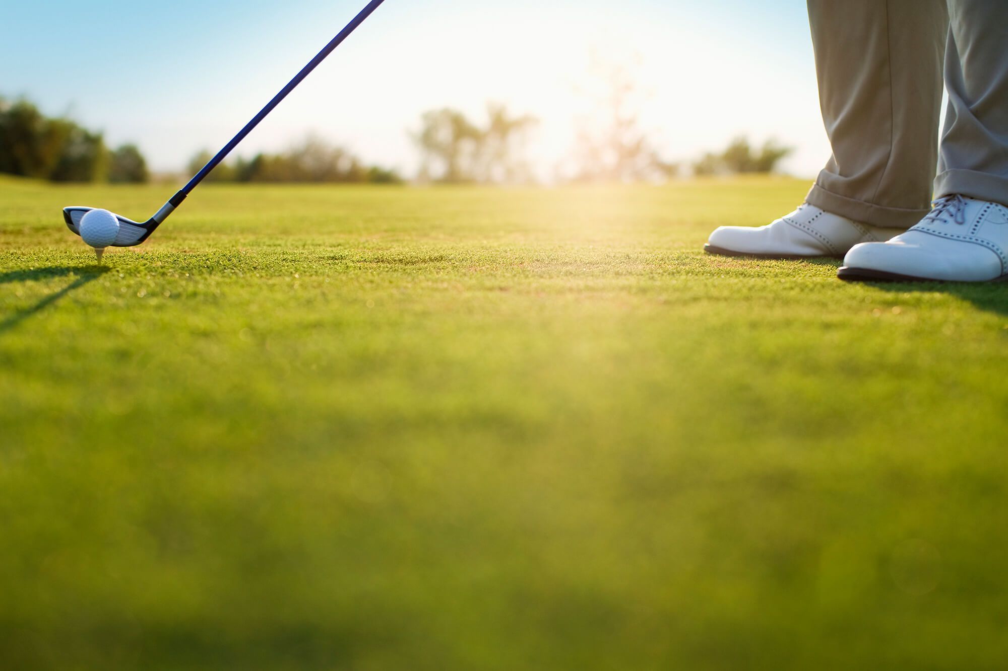 person playing golf