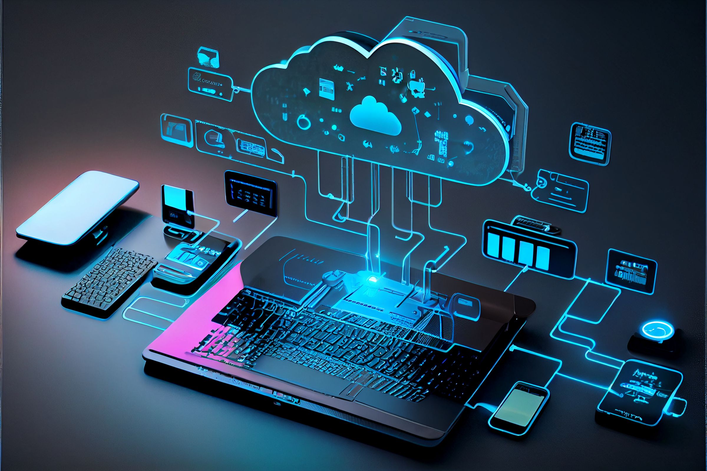 cloud and devices images