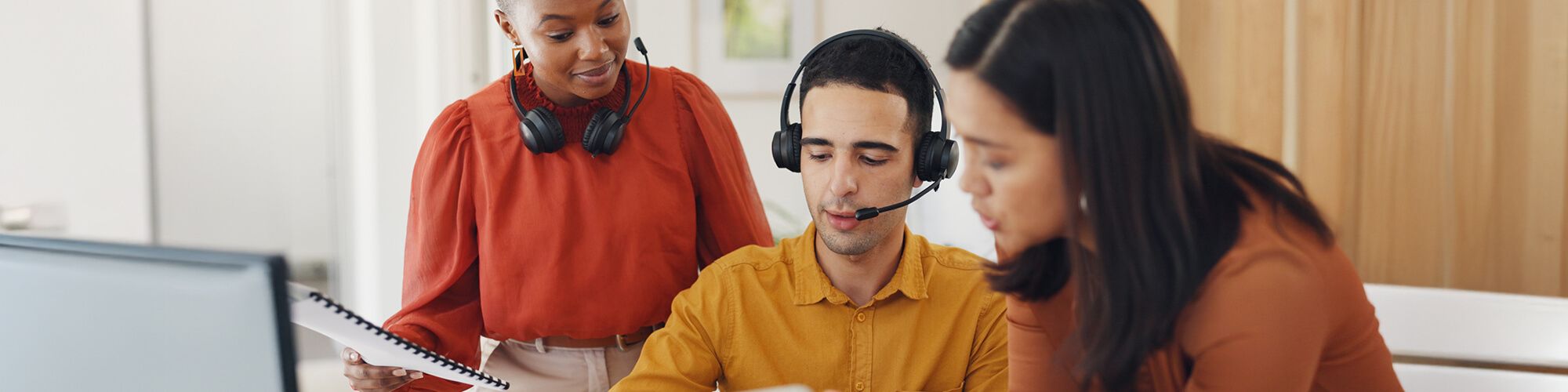 orange speed lines on black background