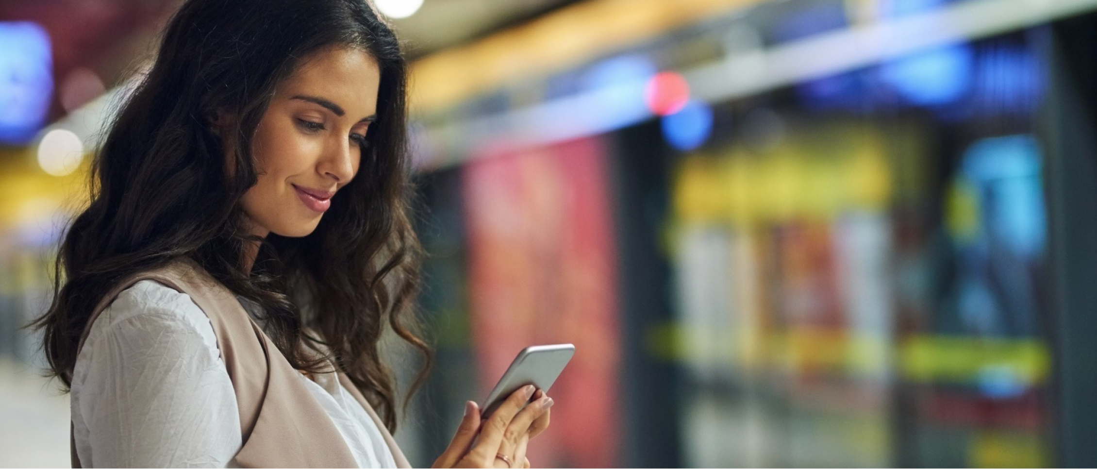 Girl watching mobile