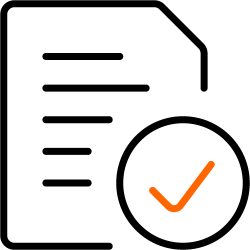 paper with checkmark icon