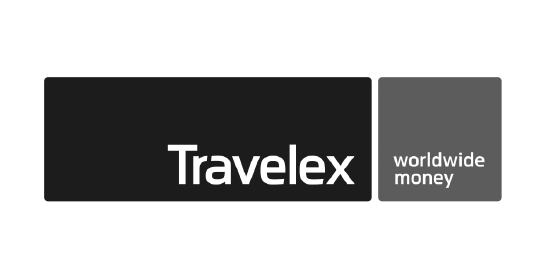 travelex logo greyscale